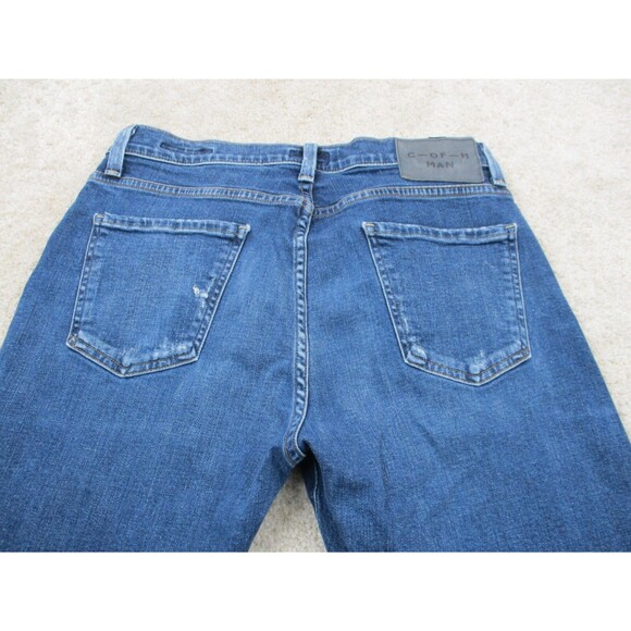 Citizens of Humanity Jeans Men 29x32 Gage Slim Straight Distressed Denim USA - Picture 13 of 16